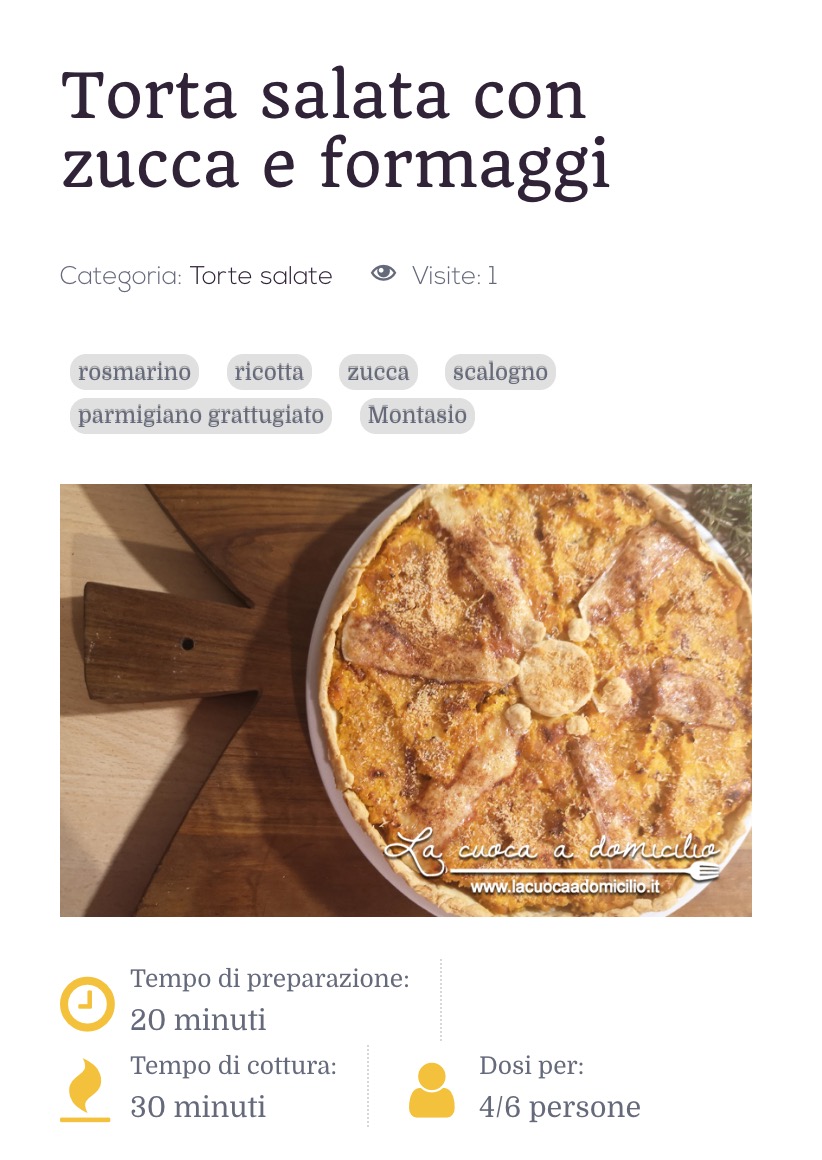 torta salata zucca formaggi