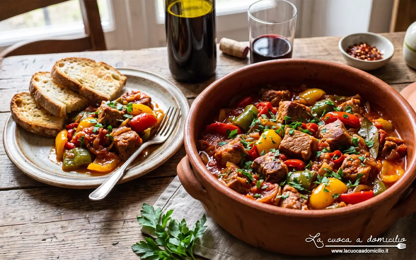 Un'Esplosione di Colore e Sapore: Il Maiale con Peperoni alla Calabrese, Perfetto per Giugno!