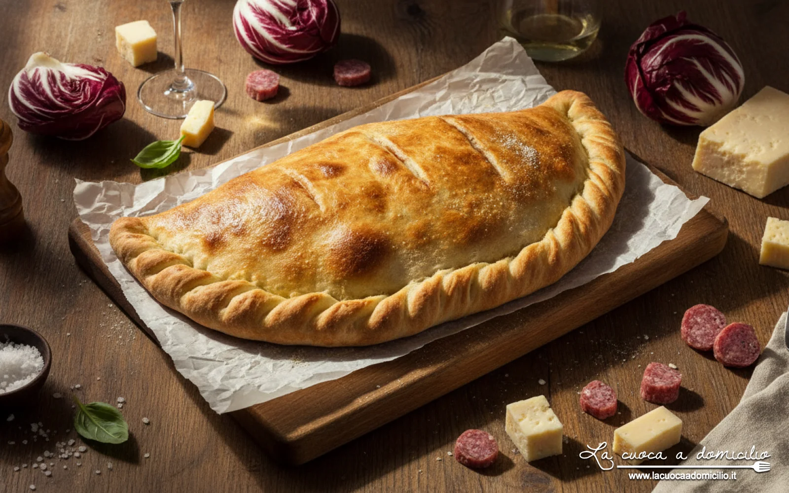 Il Sapore del Veneto in Un Morso: Calzone con Radicchio, Asiago e Luganega