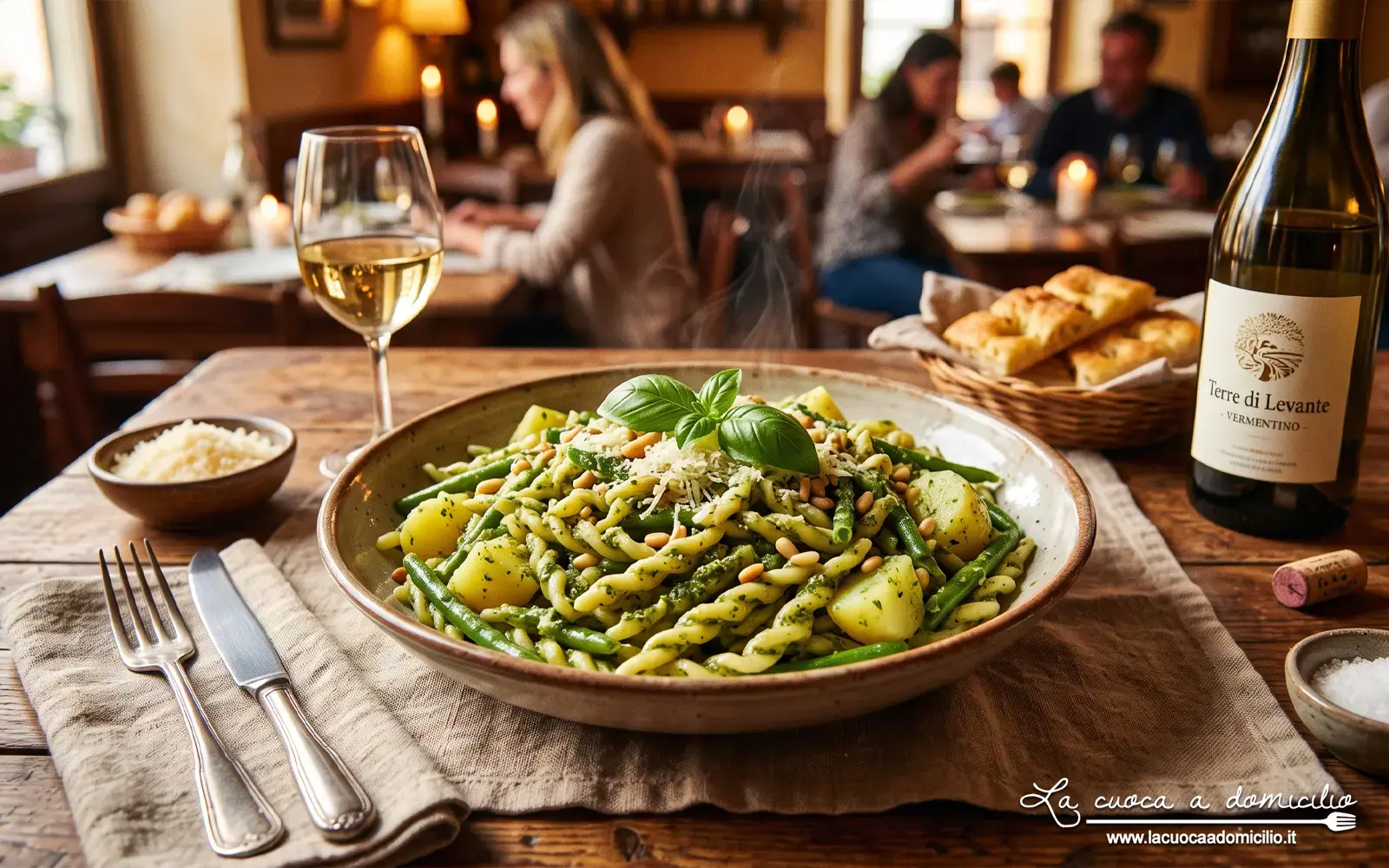Trofie al Pesto con Patate e Fagiolini: Il Classico Primo Ligure