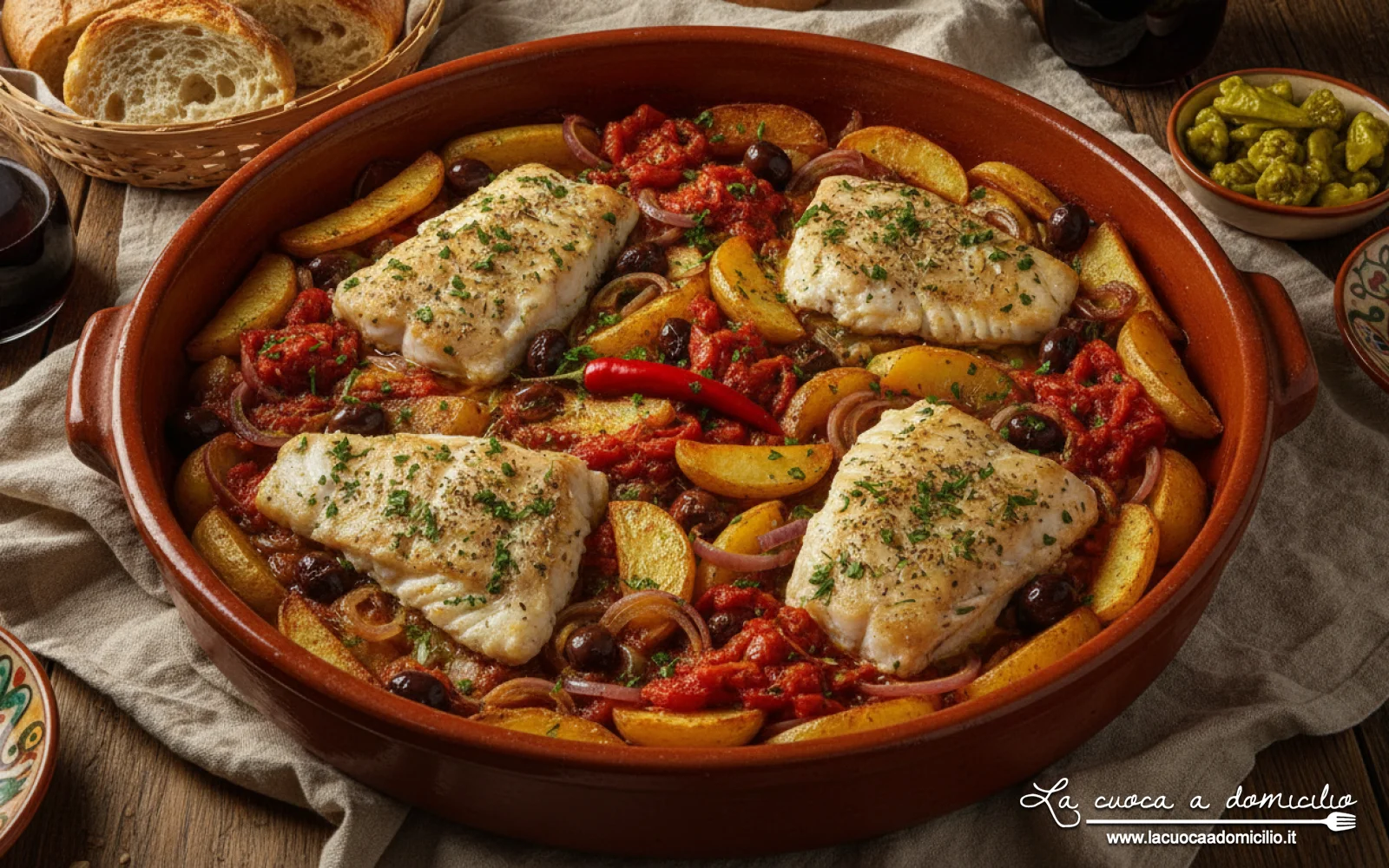 Baccalà alla cosentina: il ricco secondo di pesce della tradizione calabrese