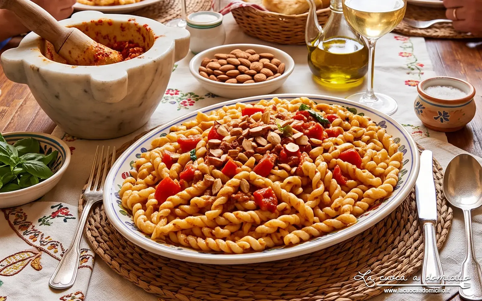 Busiate al Pesto Trapanese: Il Profumo Autentico della Sicilia di Fine Estate