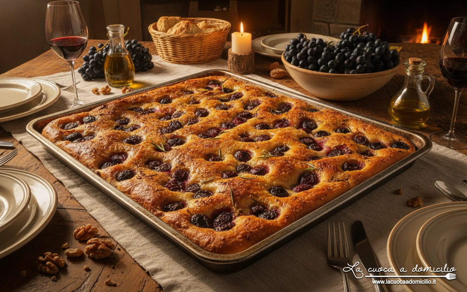 Schiacciata con l'Uva: Il Dolce Toscano del Tempo di Vendemmia