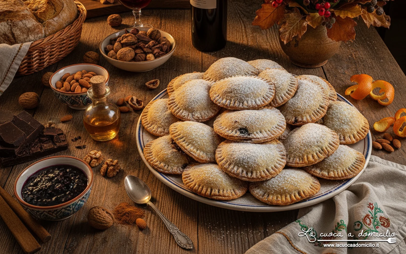 Peccellati Molisani: Biscotti Tradizionali con Mosto Cotto e Frutta Secca