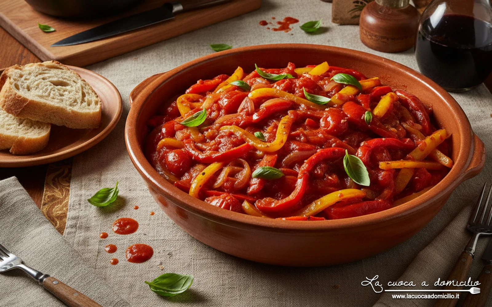 Peperonata alla romana: il contorno tradizionale ricco di colori e sapori
