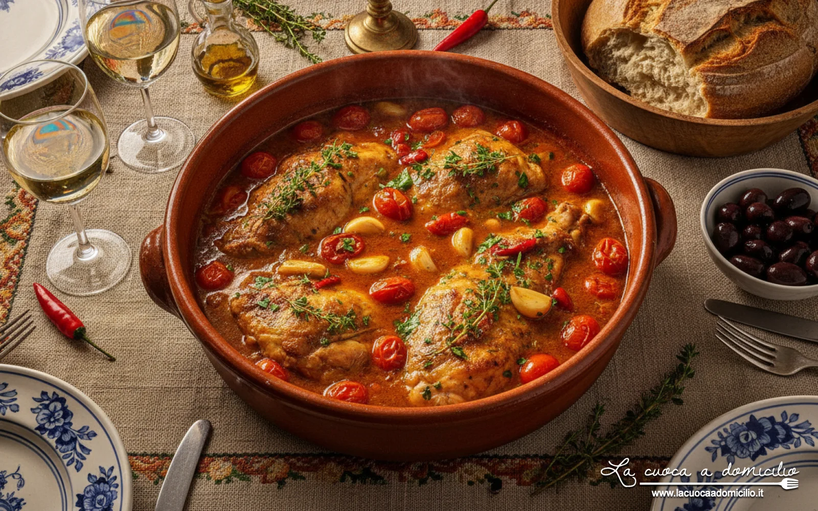 Coniglio all'Ischitana: il Secondo Tradizionale Campano Ricco di Gusto