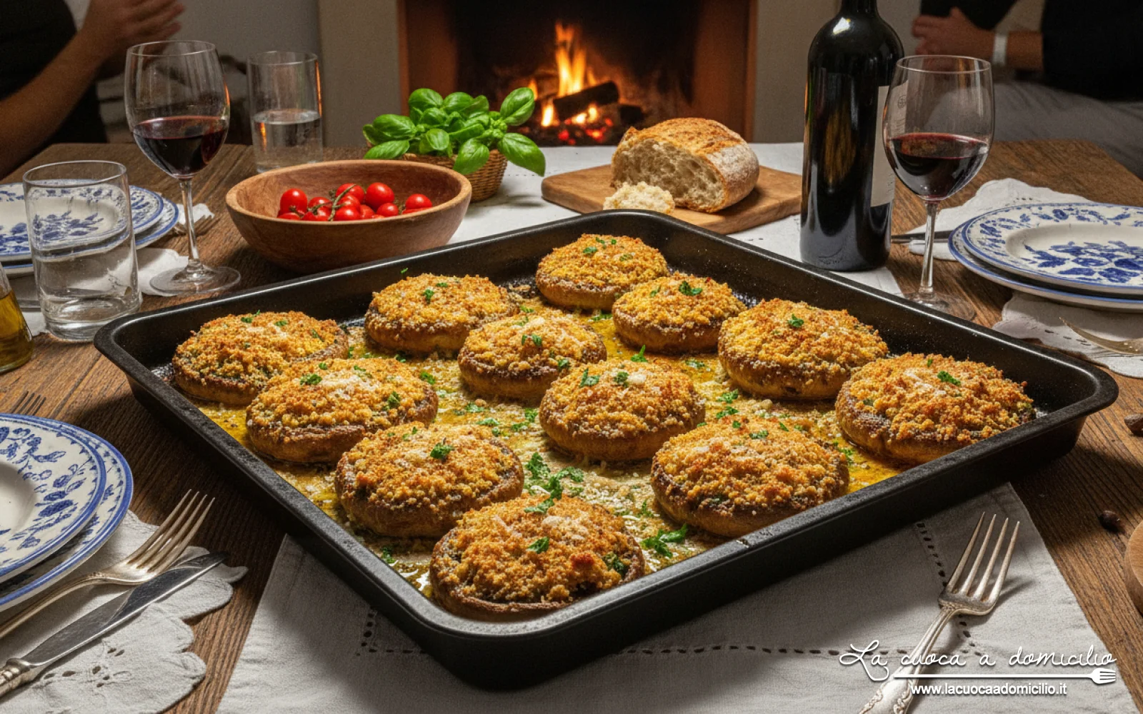 Funghi Cardoncelli Gratinati al Forno: Tradizione Pugliese d'Autunno